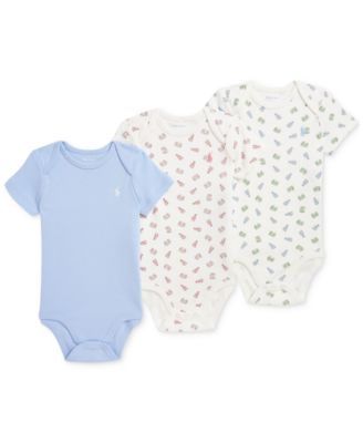 Polo Ralph Lauren - Baby 3-Pk. Cotton Bodysuits