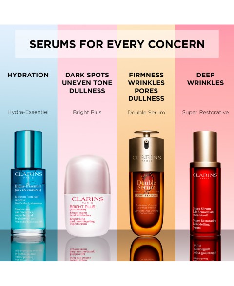 Мужские куртки Clarins DOUBLE SERUM&reg; Light Texture To Firm, Boost Radiance & Refine Pores, 1 oz.