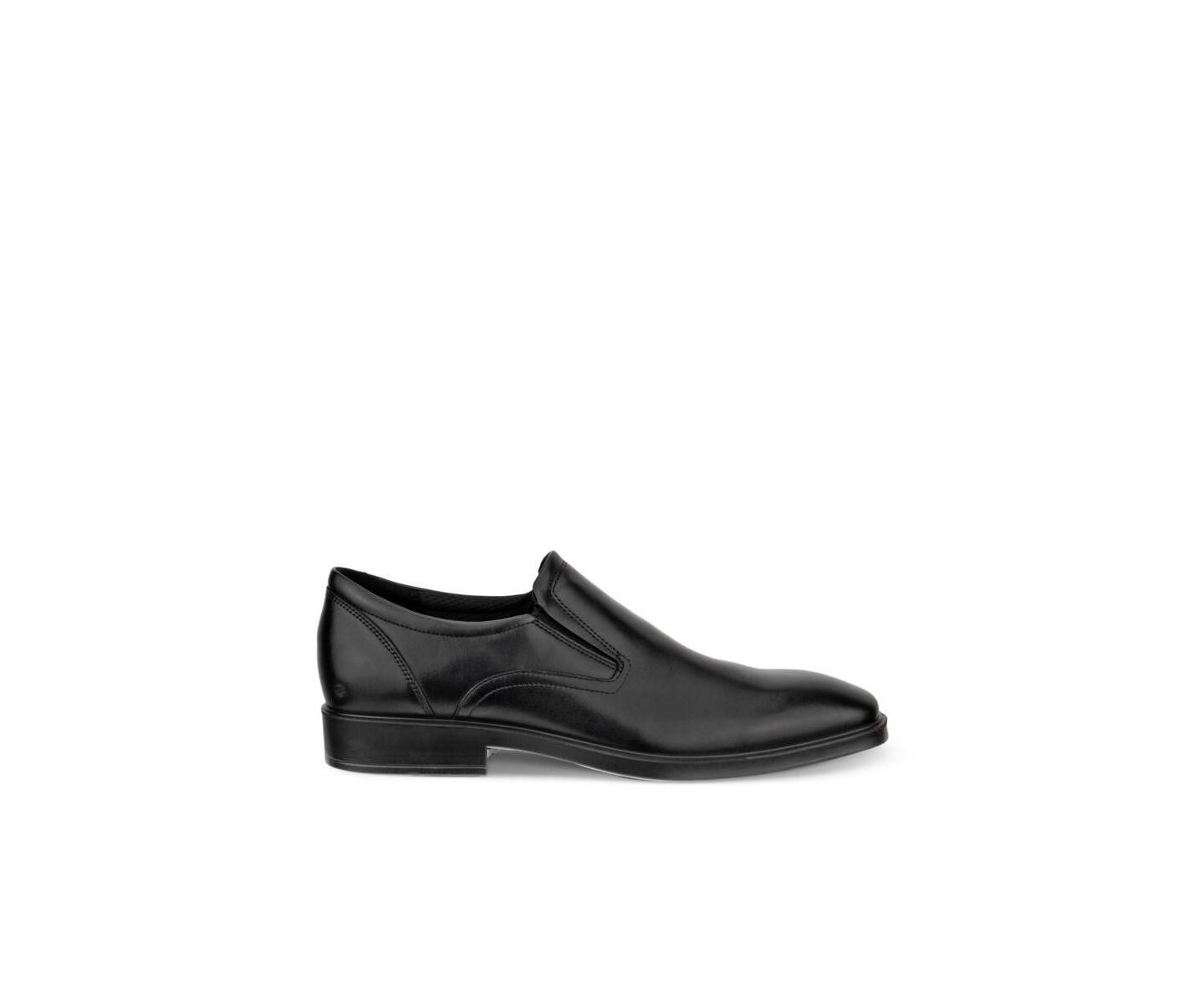 Мужские туфли Ecco Metropole Milan Plain Toe Slip-On, цвет: Чёрный — фото 5