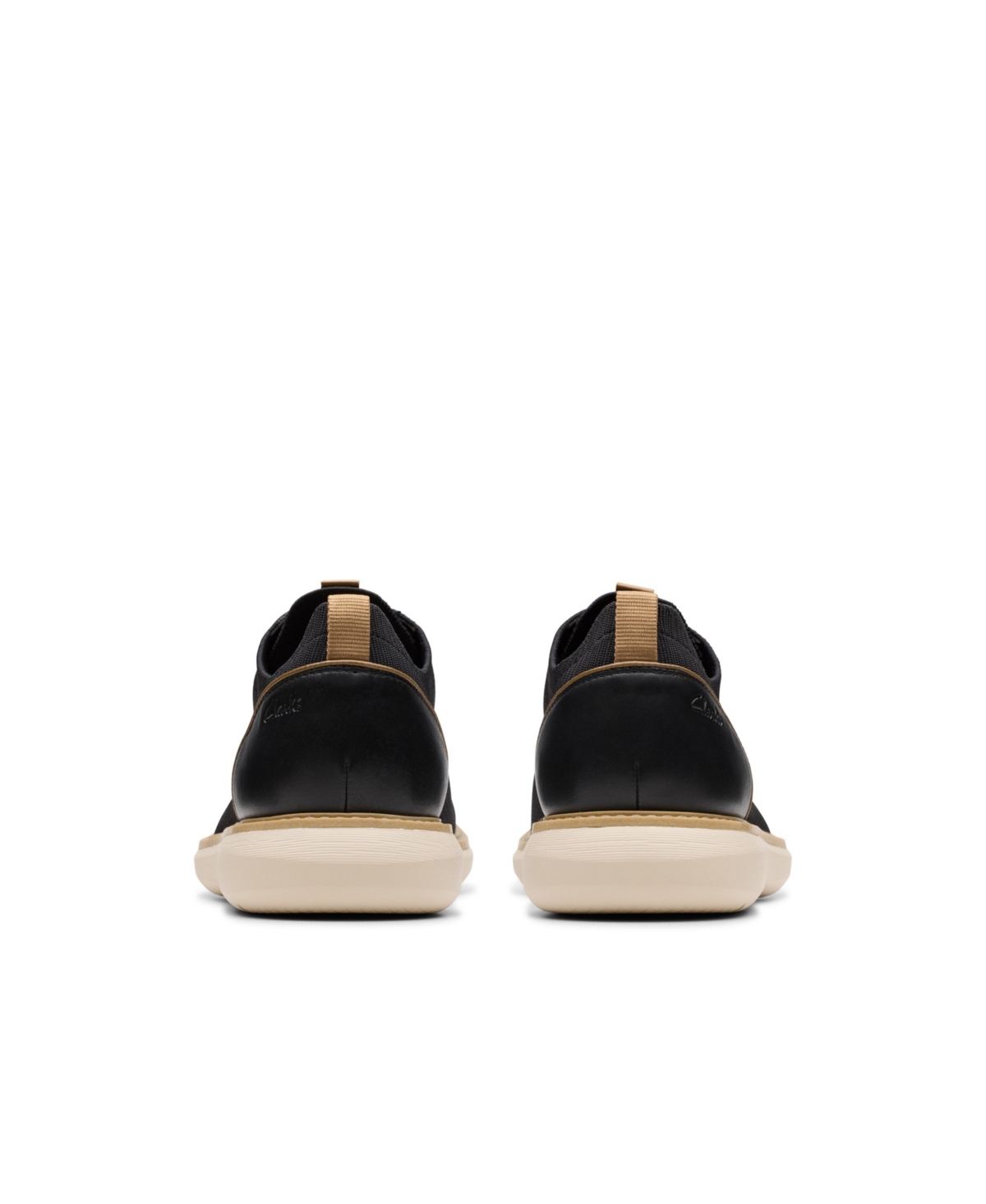 Clarks Men's Collection Brantin Knit Shoes In Black Knit