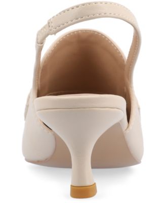 Women's Amory Tailored Kitten Heel Slingback Pumps
