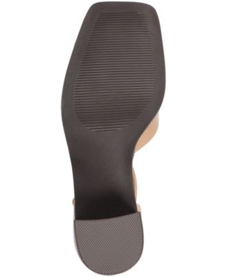 Women's Evangeline Block Heel Square Toe Pumps