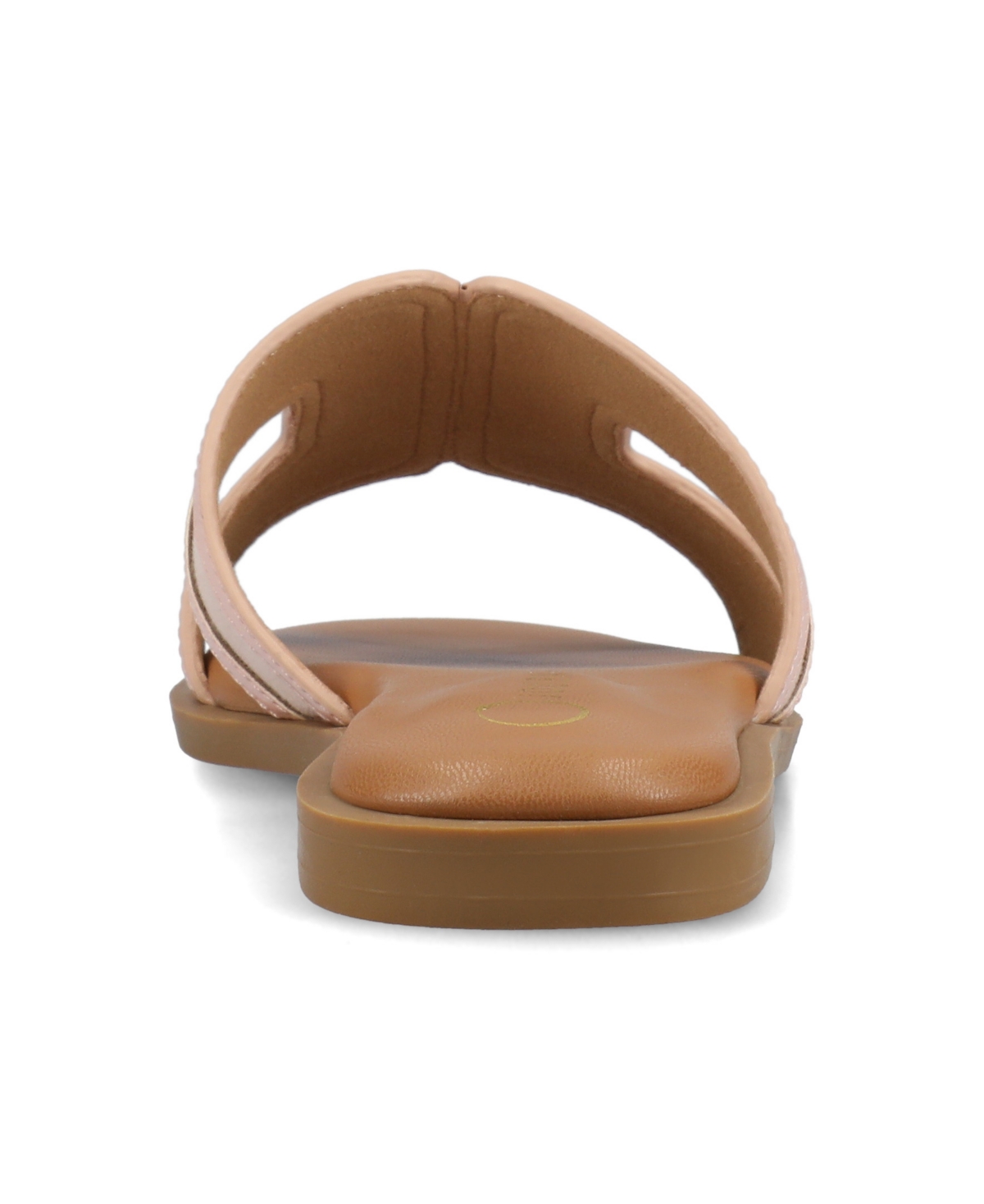 Shop Journee Collection Women's Primah Slide Flat Sandals In Pink