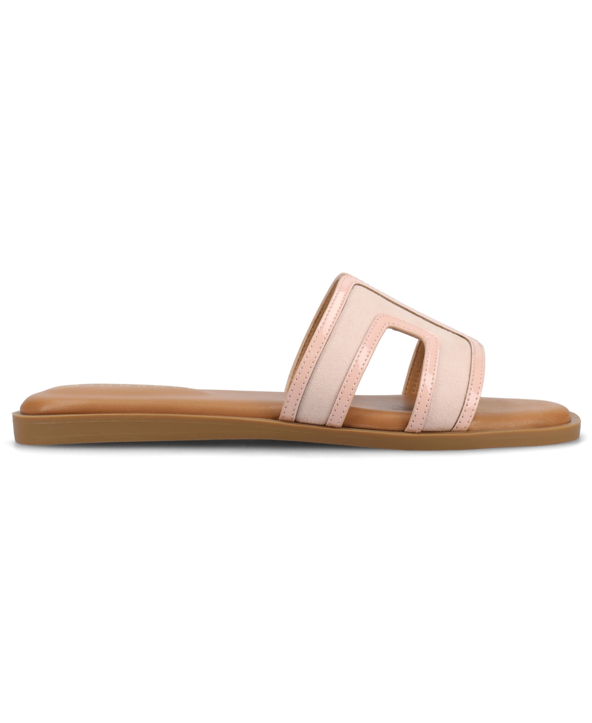 Shop Journee Collection Women's Primah Slide Flat Sandals In Pink