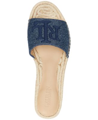 【ラルフローレン】Polly Espadrille Flat Sandals Lauren Ralph Lauren Women's Polly Espadrille Flat Sandals