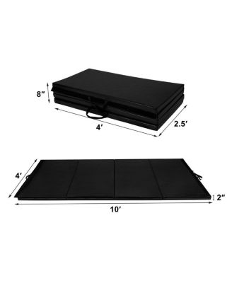4 x 10 Feet Thick Folding Panel Gymnastics Mat