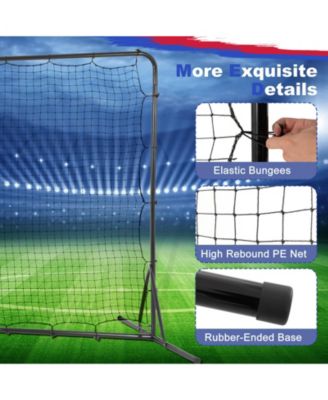 12 x 6 Feet Soccer Rebounder Net with All Weather Net