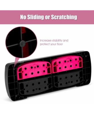 31 Inch Adjustable Exercise Aerobic Stepper with Non-Slip Pads