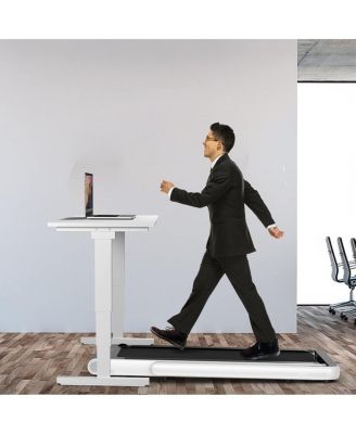 4.75HP 2 In 1 Folding Walking Pad Treadmill with Remote APP Control