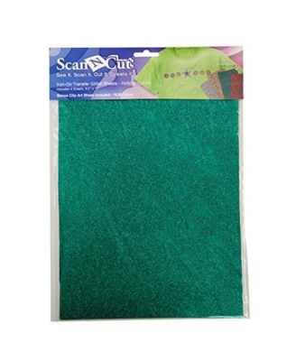 ScanNCut CATG03 Iron-On Transfer Glitter Sheets (Holiday Colors)