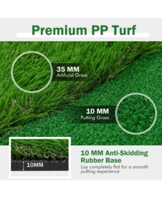 Golf Putting Green with Realistic Artificial Grass Turf