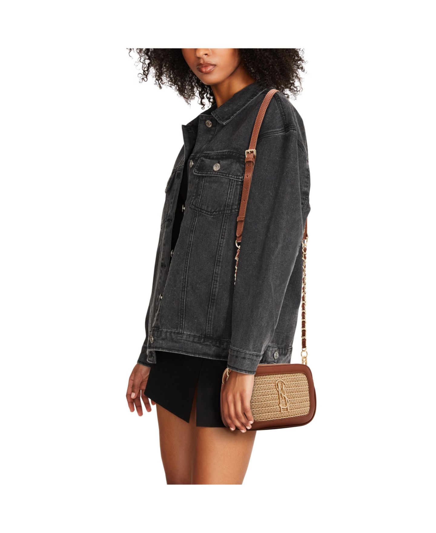 Женская сумка Steve Madden Daisy-S Mini Crossbody Handbag, цвет: Коньячный — фото 6