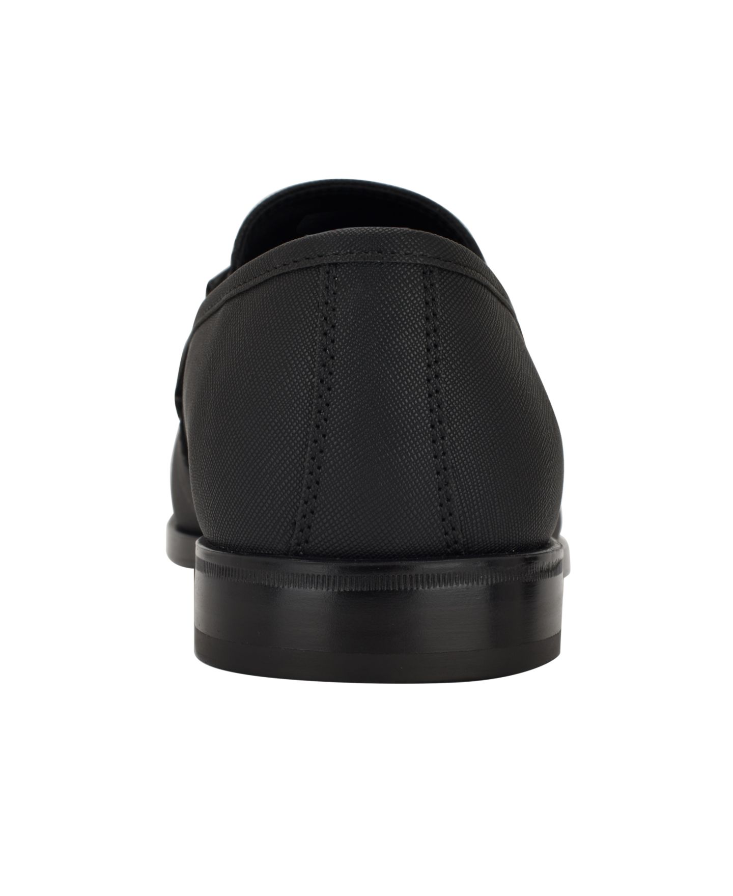 Мужские туфли GUESS Hollas Square Toe Slip-On Dress Loafers, цвет: Чёрный — фото 4