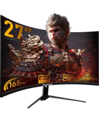 27 Inch Curved Gaming Monitor, QHD 2560 x 1440 Computer Monitor 144Hz ...