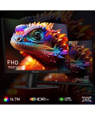 Monitor 24 Inch 100Hz, Computer Monitor with HDMI VGA Ports, 1080P PC Monitor with Low Blue Light IPS Eye Care, Build-in FreeSync and Audio Out, FHD VESA Compatible for Home Office