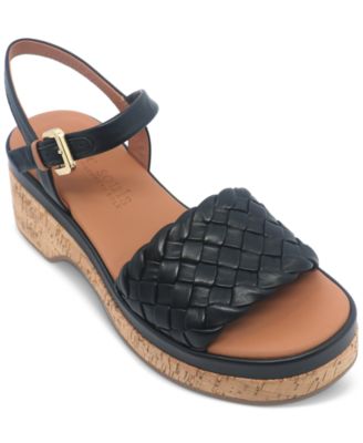 Gentle Souls - Women's Dorris Woven-Band Sandals