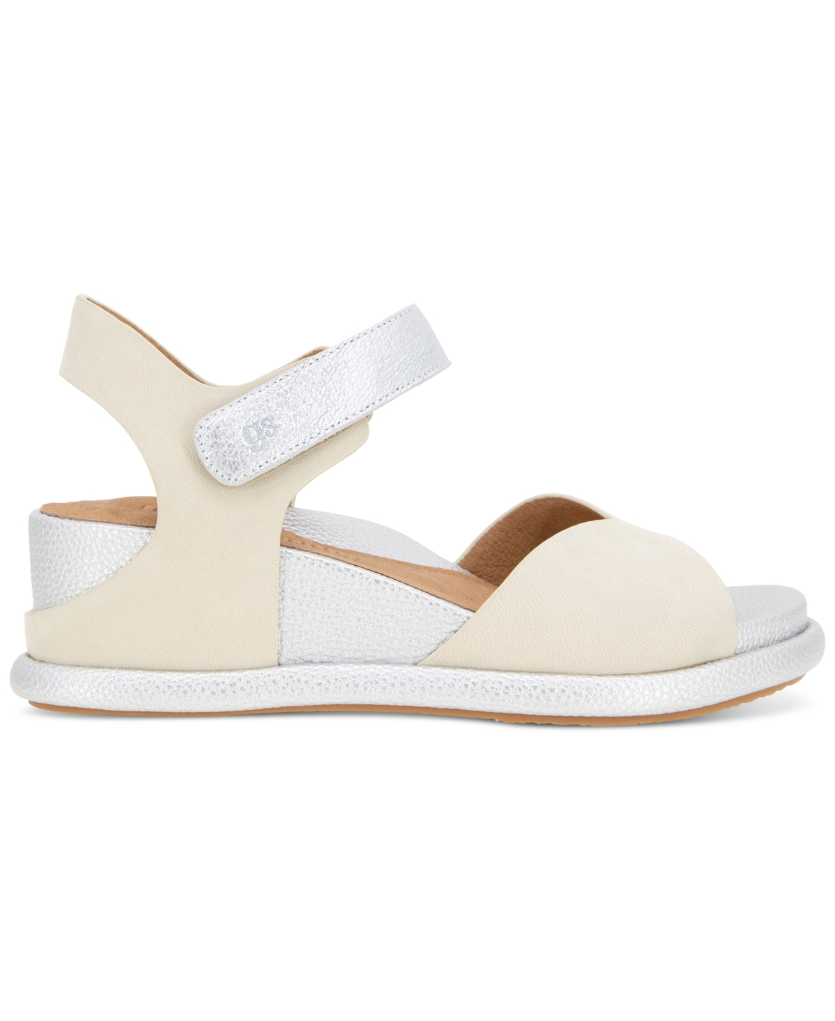 Shop Gentle Souls Women's Jalleen Wedge Sandals In Stone Nubuck