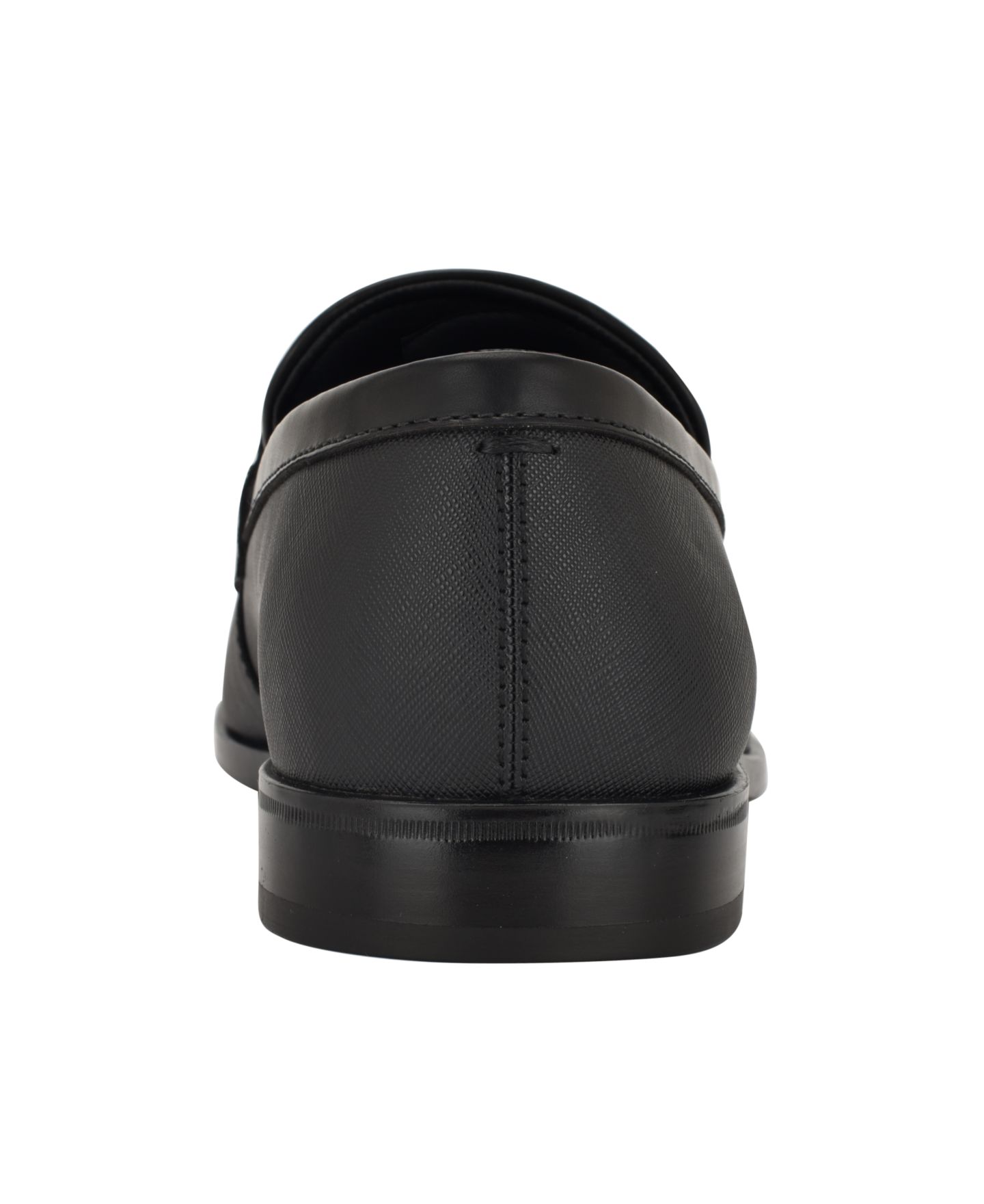 Мужские туфли GUESS Haines Square Toe Slip On Dress Loafers, цвет: Чёрный разноцветный — фото 3