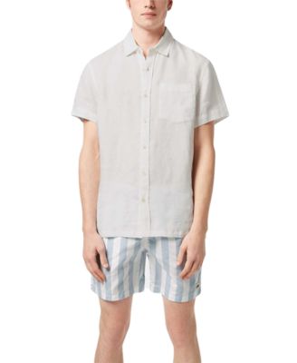 Men's Regular-Fit Button-Down Linen Shirt