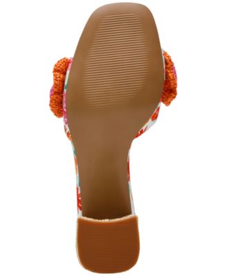 [SAEL!!] ★Betsey Johnson Dietrich★ サンダル DIETRICH BRIGHT MULTI Square-Toe Mule Heel | Women's Heels