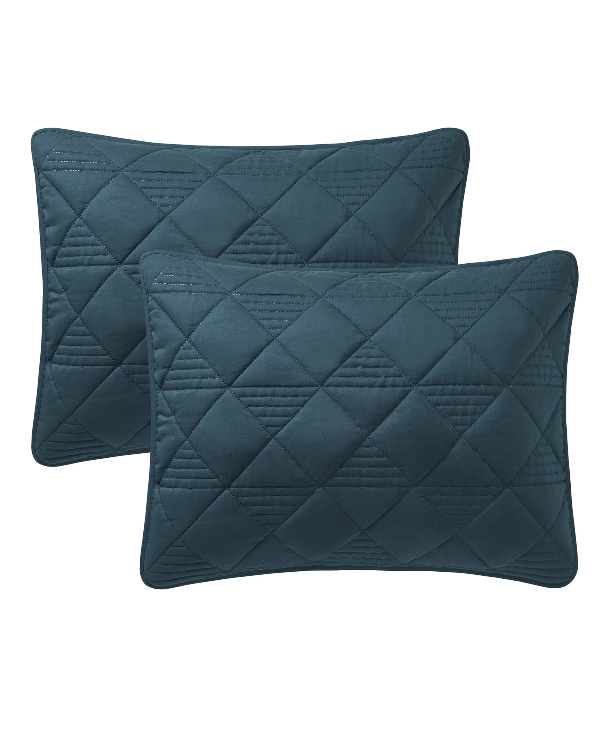 Vcny Home Lucy Pinsonic Diamond 3-pc. Quilt Set, Full/queen In Teal