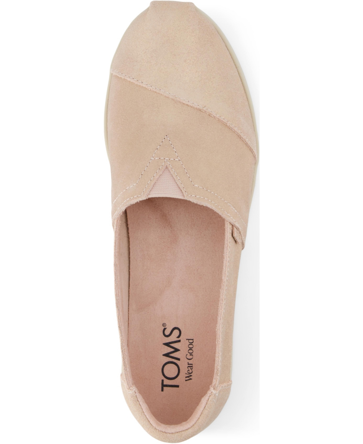 TOMS WOMEN'S ALPARGATA PLUS ESPADRILLE ALMOND TOE FLATS 