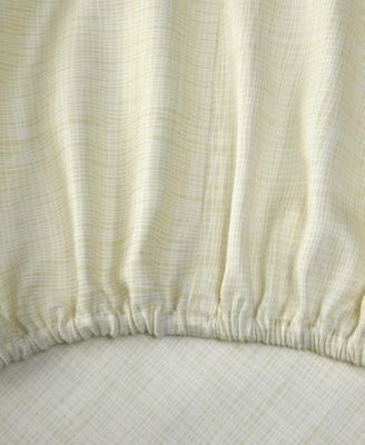 by Hugo Boss Almond Flowers 300 Thread Count Cotton Fitted Sheet, King