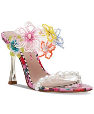 【Betsey Johnson】Goldiee Betsey Johnson Women's Goldiee Floral Dress Sandals - Macy's