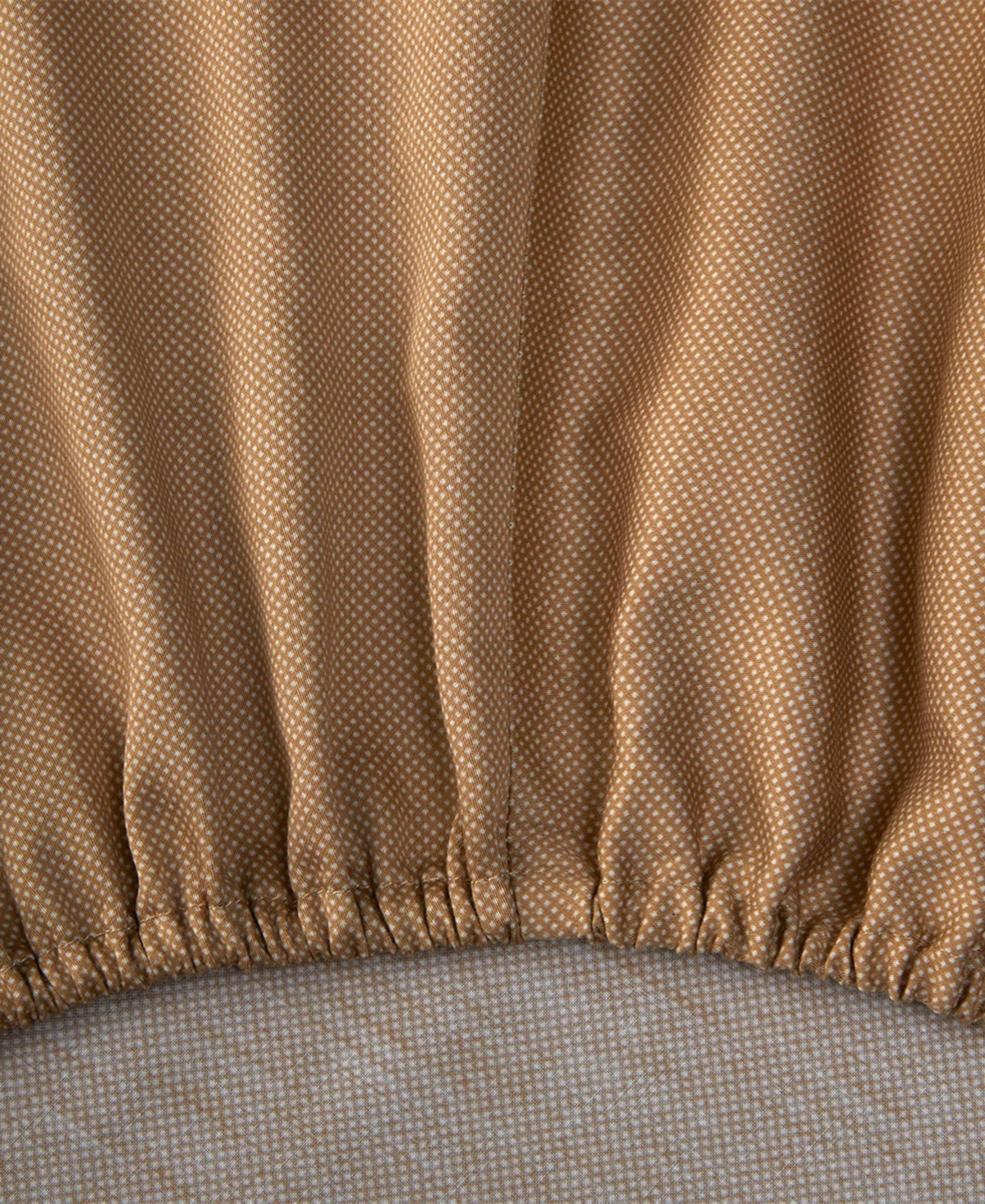 Boss Home By Hugo Boss B Monogram 300 Thread Count Cotton Fitted Sheet, Queen In Brown