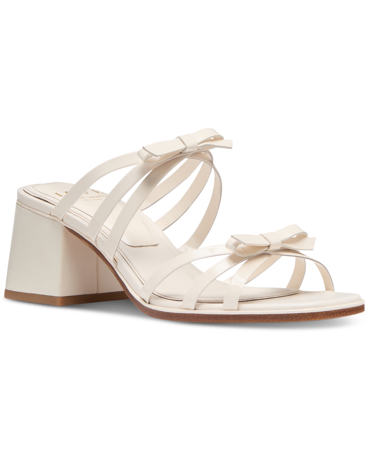 Kate Spade New York Carolina Block Heel Sandal In Cream