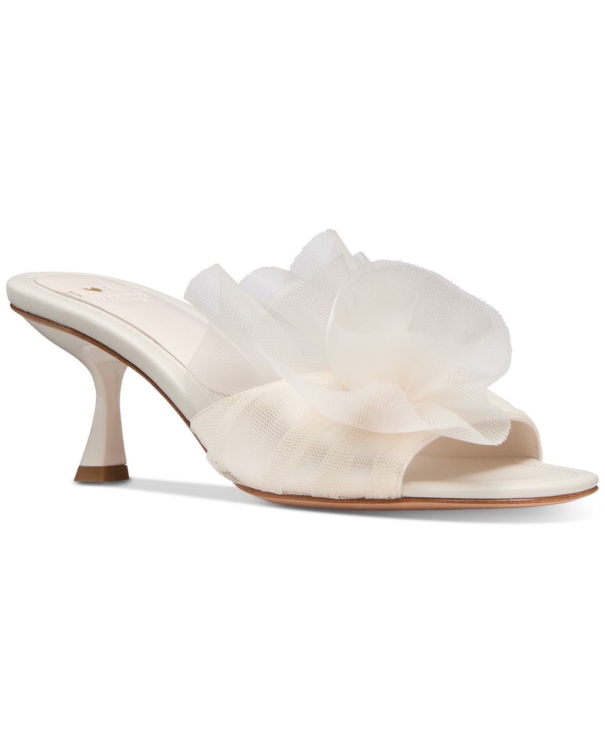 Kate Spade New York Flourish Flower Accent Sandal In Cream