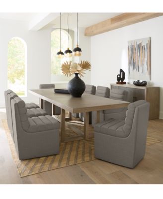 Furniture - 9-Pc. Set (Portmore Rectangular Dining Table & 8 Clave Dining Chairs), Created for Macy's