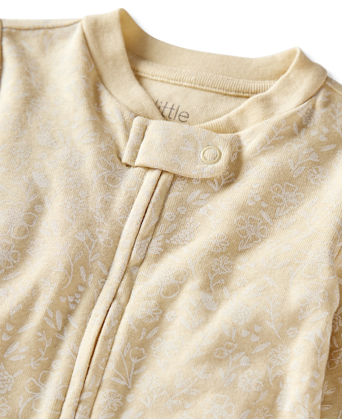 Shop Carter's Little Planet By  Baby Organic Cotton Footed Pajamas In Yellow Floral