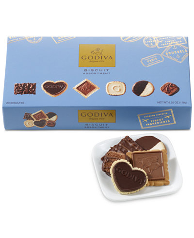 Godiva 23-Piece Assorted Chocolate Biscuit Gift Box