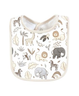 Bulk Pack of 10 Interlock Baby Feeding Bibs