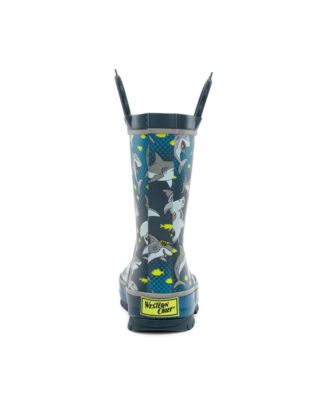 Boys Chiller Sharks Rain Boot
