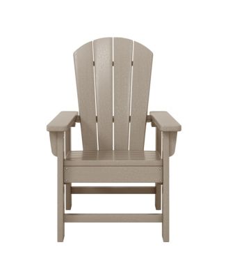 Kids Outdoor Adirondack Plastic Patio Chair (Set of 2)