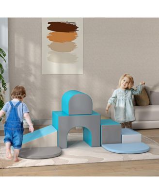 7-Piece Kids Crawl and Climb Activity Play Set, Contemporary