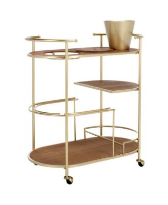 Alora 2 Tier Bar Cart W Bucket