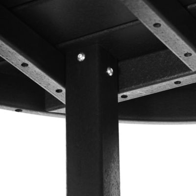 Kids 5-Piece HDPE Outdoor Patio Round Dining Table and Chairs Set