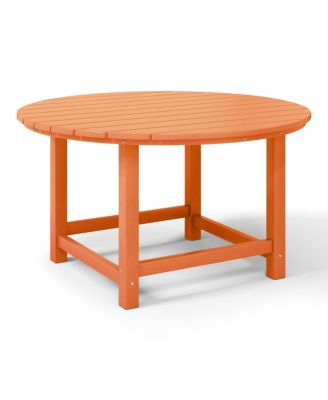 Kids 5-Piece HDPE Outdoor Patio Round Dining Table and Chairs Set