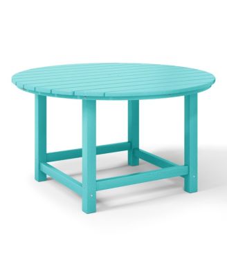 Kids 5-Piece HDPE Outdoor Patio Round Dining Table and Chairs Set