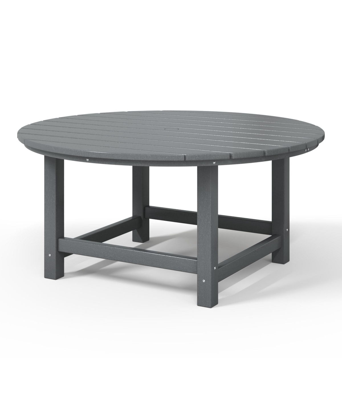 Low Outdoor Hdpe Round Patio Coffee Table