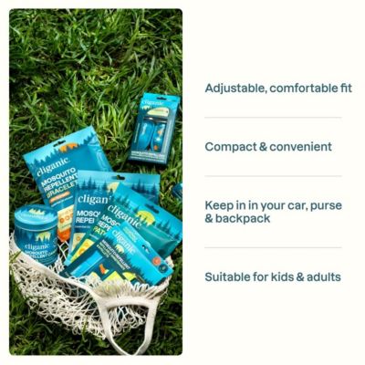 Mosquito Repellent Refillable Wristbands - 3PK & 6 Refills