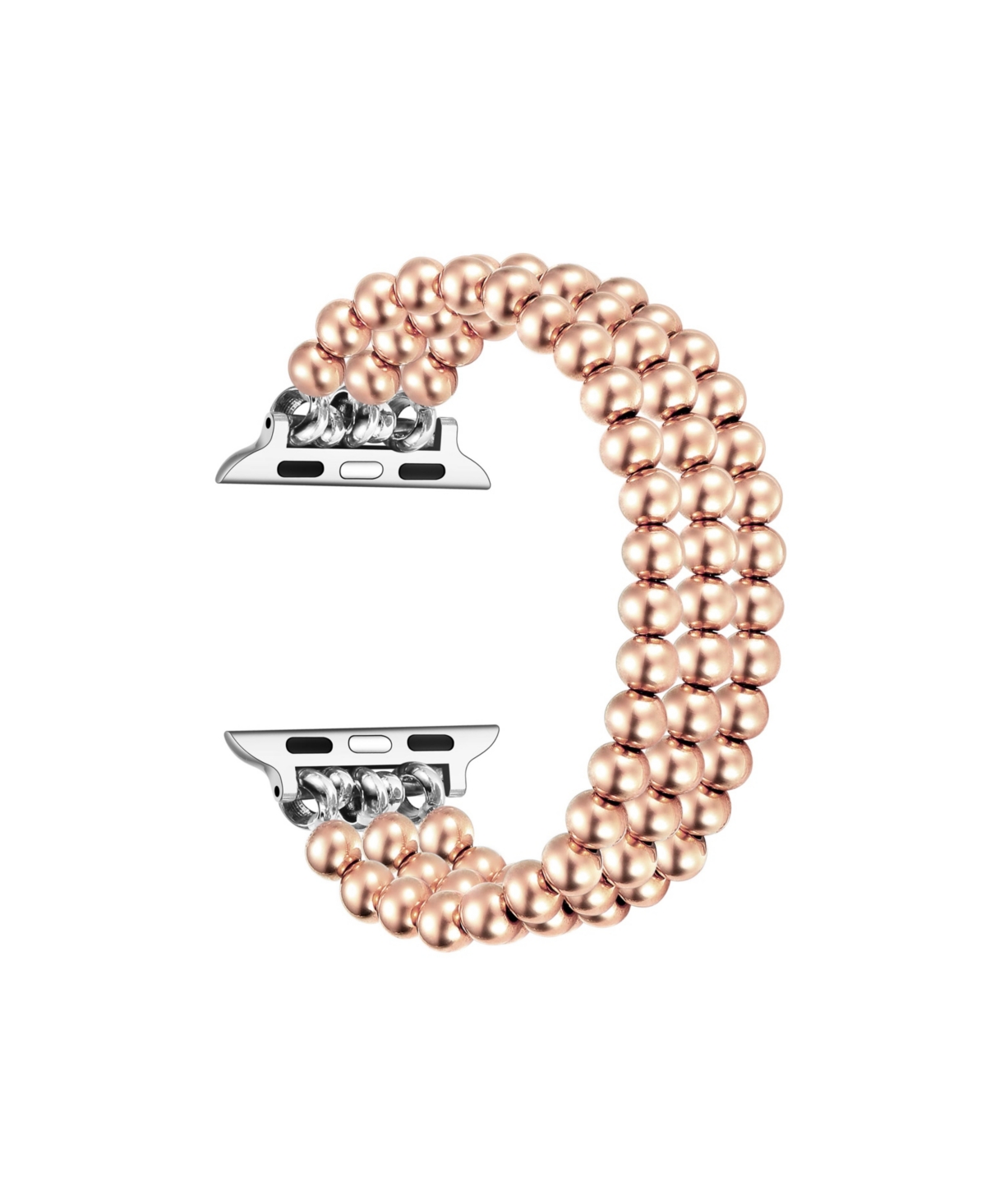 Posh Tech Nova Stainless Steel Band For Apple Watch 40,41,42mm In Rose Gold