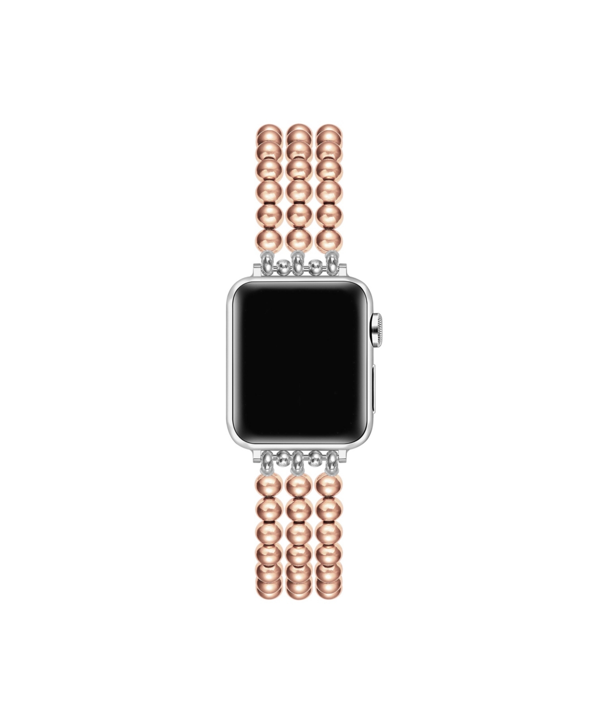 Posh Tech Nova Stainless Steel Band For Apple Watch 40,41,42mm In Rose Gold