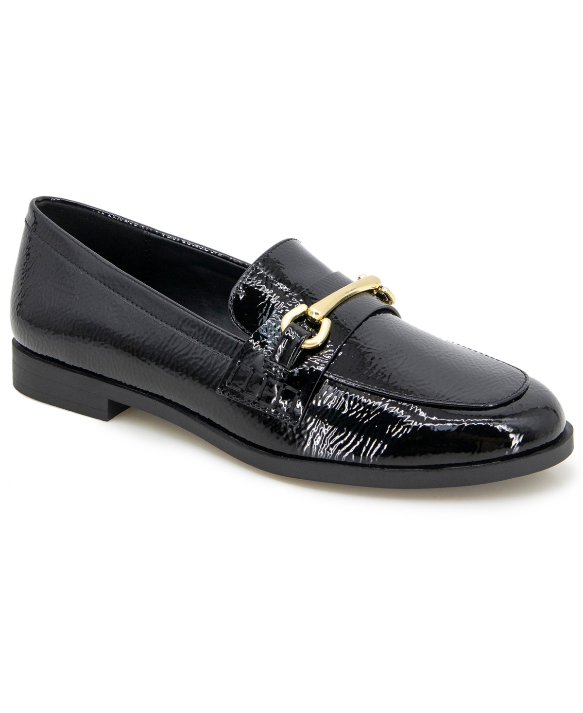 Kenneth Cole Reaction Kenneth Cole Women's Great Slip-on Loafers In Black Patent