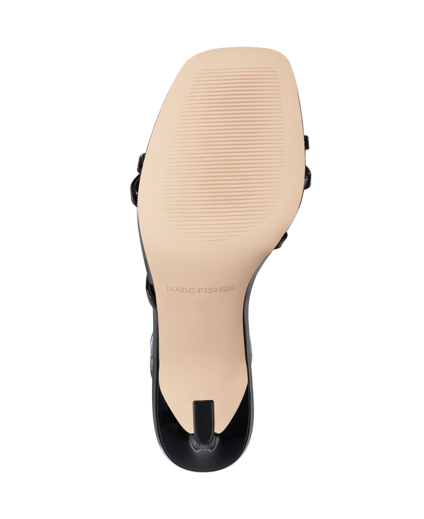 Женские сандалии Marc Fisher Nalina Strappy Slingback Stiletto, цвет: Чёрный лаковый — фото 5
