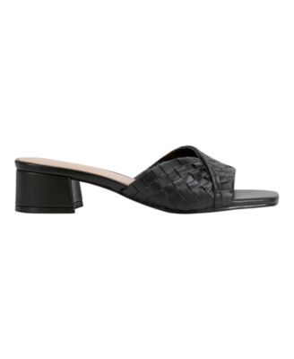 Women's Coven Woven Slip-On Block Heel Sandals