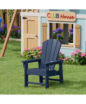 Kids Outdoor HDPE Adirondack Plastic Patio Chair